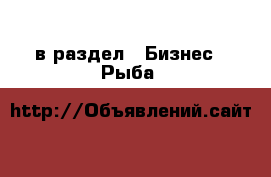  в раздел : Бизнес » Рыба 